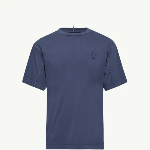 Logo Patch Cotton T-Shirt
