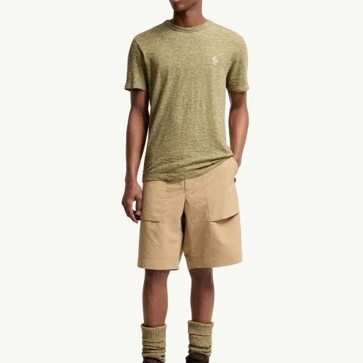 Logo Patch Cotton T-Shirt