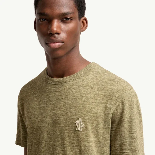 Logo Patch Cotton T-Shirt
