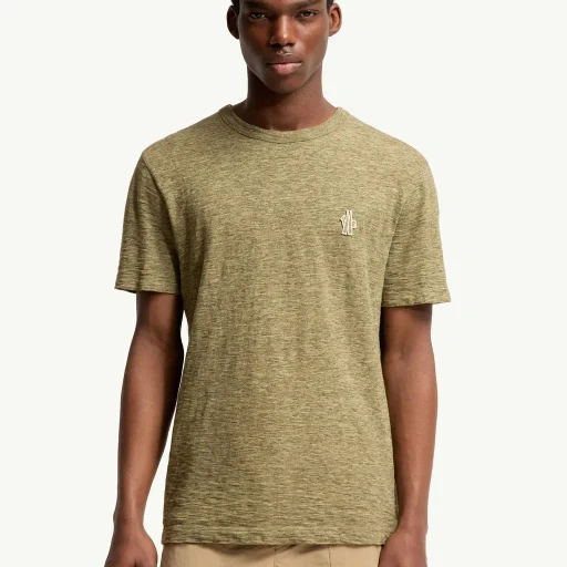 Logo Patch Cotton T-Shirt