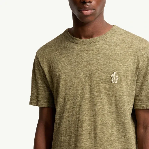 Logo Patch Cotton T-Shirt