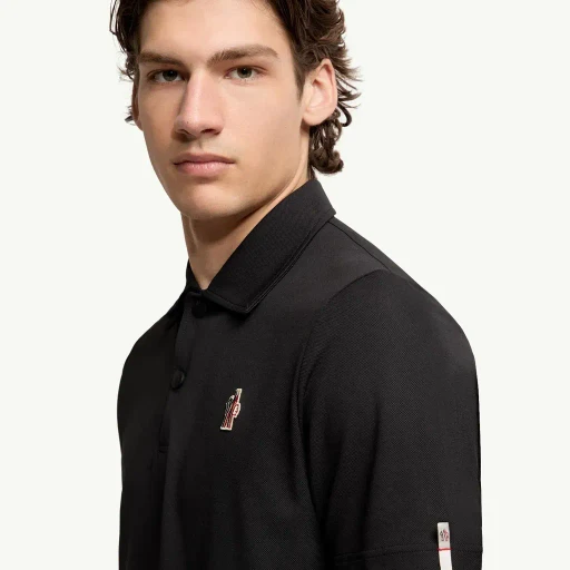 Logo Patch Polo Shirt