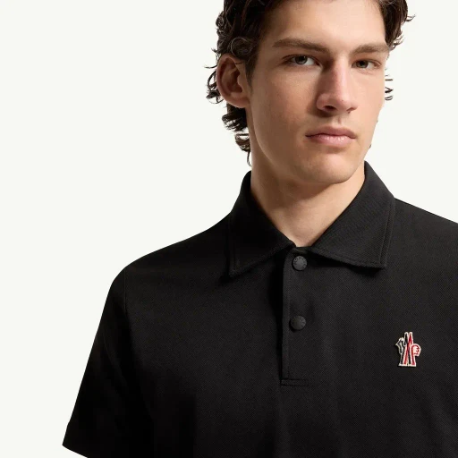 Logo Patch Polo Shirt