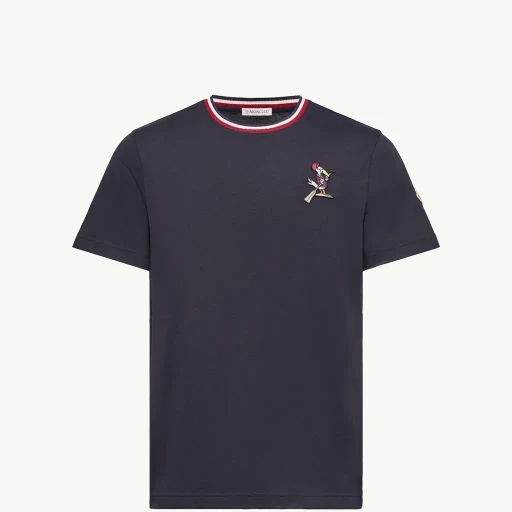Monduck Logo Patch Cotton T-Shirt