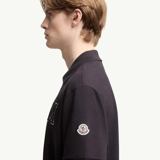 Monogram Cotton Piquet Polo Shirt