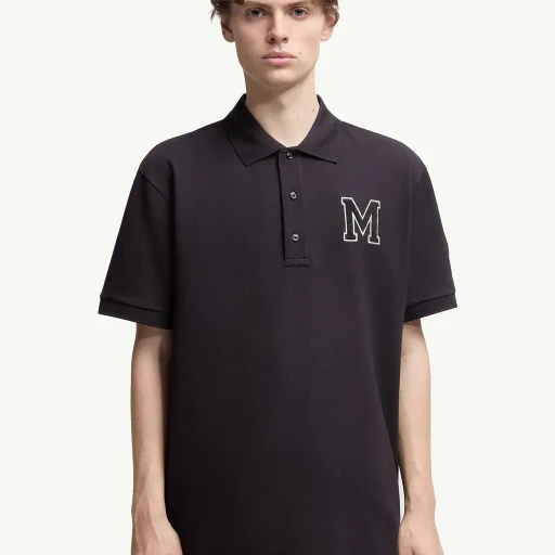 Monogram Cotton Piquet Polo Shirt