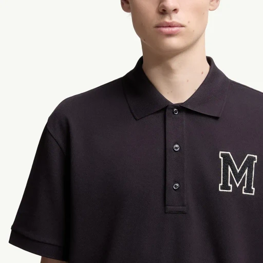 Monogram Cotton Piquet Polo Shirt