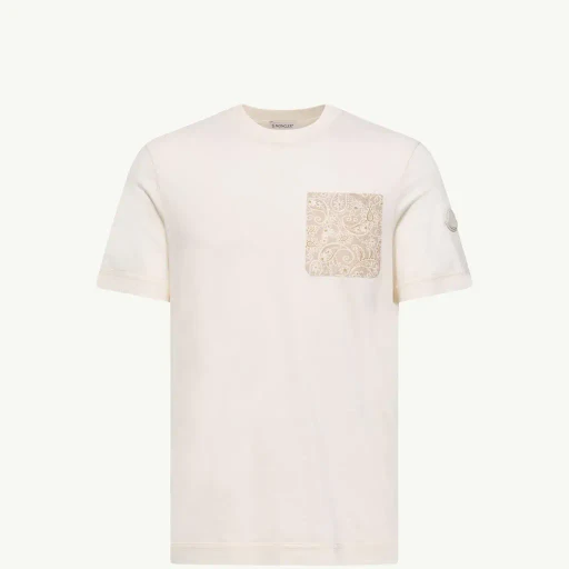 Paisley Print Cotton T-Shirt
