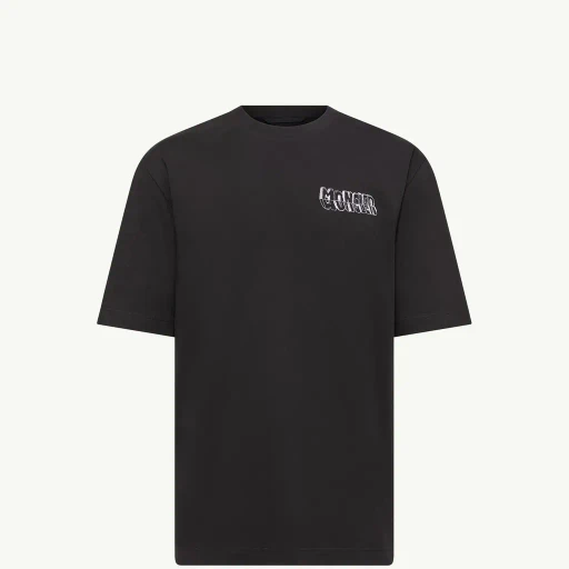 Sketch Embroidered Logo Cotton T-Shirt
