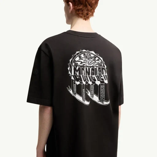 Sketch Embroidered Logo Cotton T-Shirt