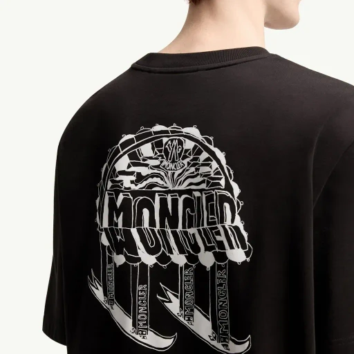 Sketch Embroidered Logo Cotton T-Shirt