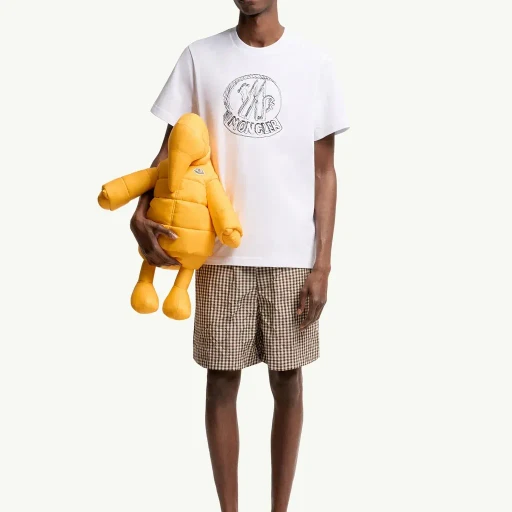 Sketch Embroidered Logo Cotton T-Shirt