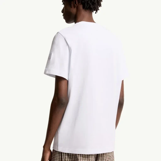 Sketch Embroidered Logo Cotton T-Shirt