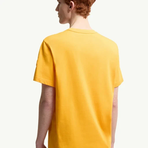 Space Embroidered Logo Cotton T-Shirt