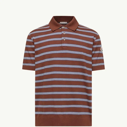 Striped Cotton Polo Shirt