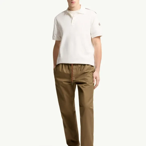 Tricolor-Trimmed Cotton Piquet Polo Shirt