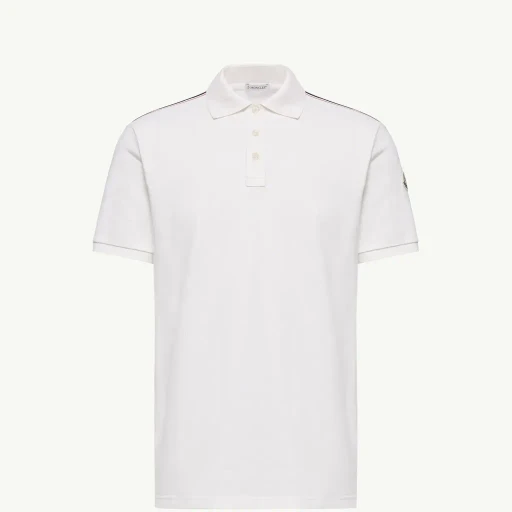 Tricolor-Trimmed Cotton Piquet Polo Shirt
