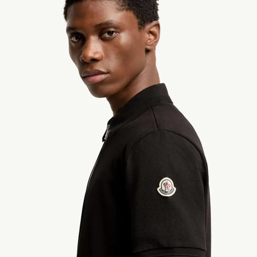 Tricolour-Trimmed Cotton Polo Shirt