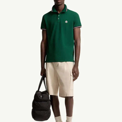 Tricolour-Trimmed Cotton Piquet Polo Shirt