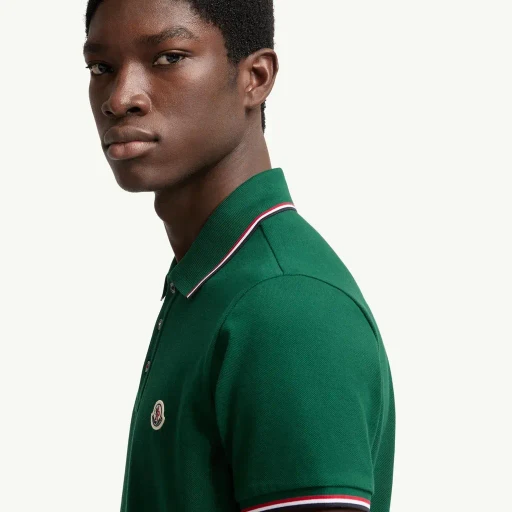 Tricolour-Trimmed Cotton Piquet Polo Shirt