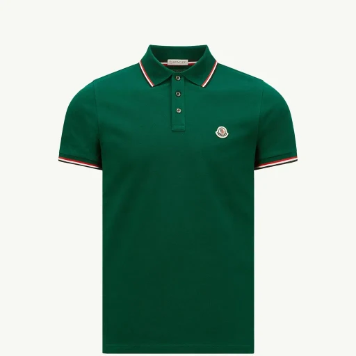 Tricolour-Trimmed Cotton Piquet Polo Shirt