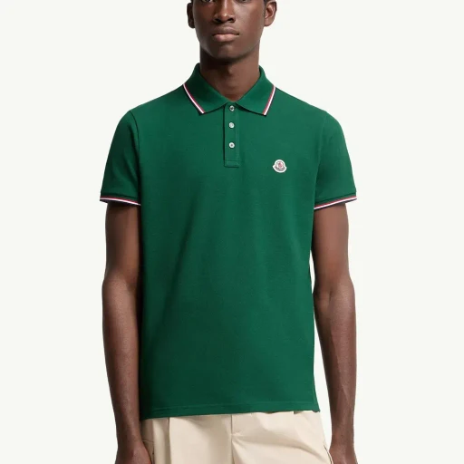 Tricolour-Trimmed Cotton Piquet Polo Shirt