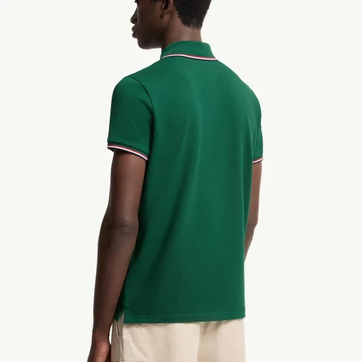 Tricolour-Trimmed Cotton Piquet Polo Shirt