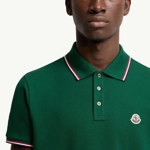Tricolour-Trimmed Cotton Piquet Polo Shirt