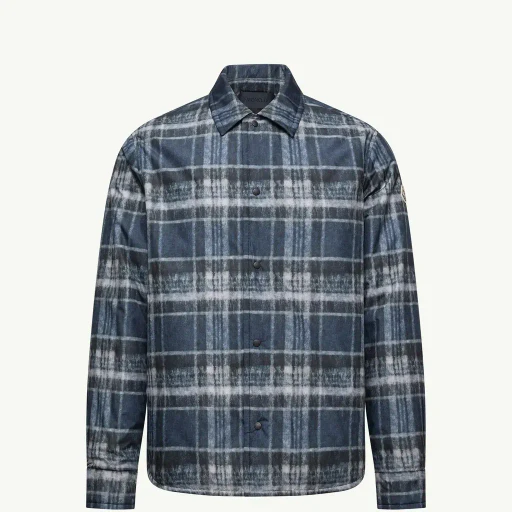 Check Padded Shirt Jacket