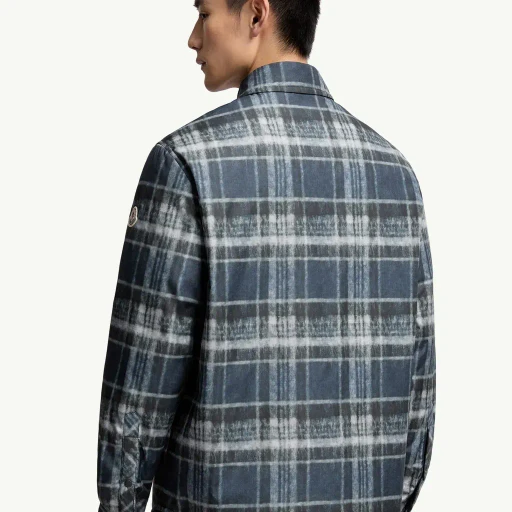Check Padded Shirt Jacket