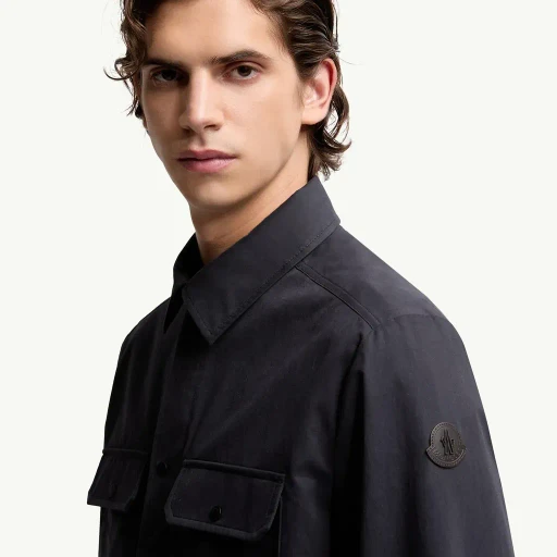 Cotton Gabardine Long Sleeve Shirt