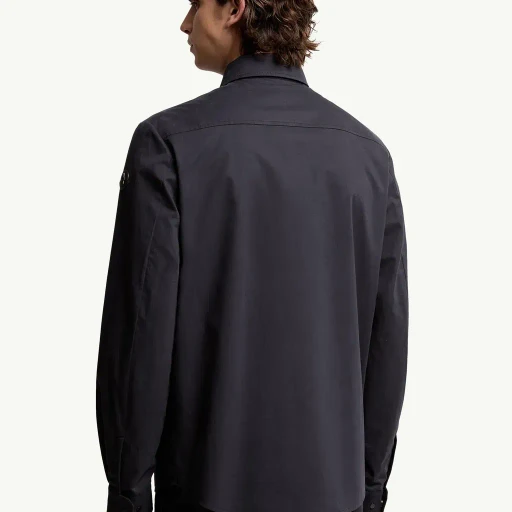 Cotton Gabardine Long Sleeve Shirt