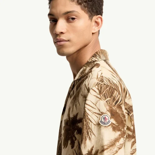 Cotton & Linen Blend Short Sleeve Shirt