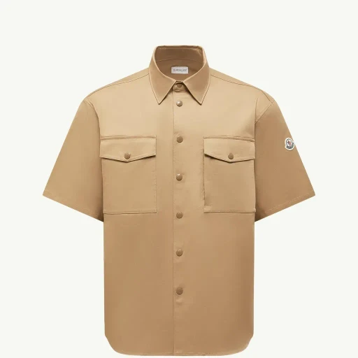 Cotton Gabardine Short Sleeve Shirt