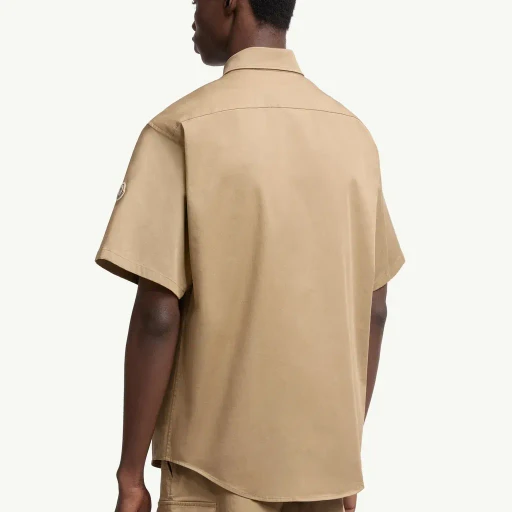 Cotton Gabardine Short Sleeve Shirt
