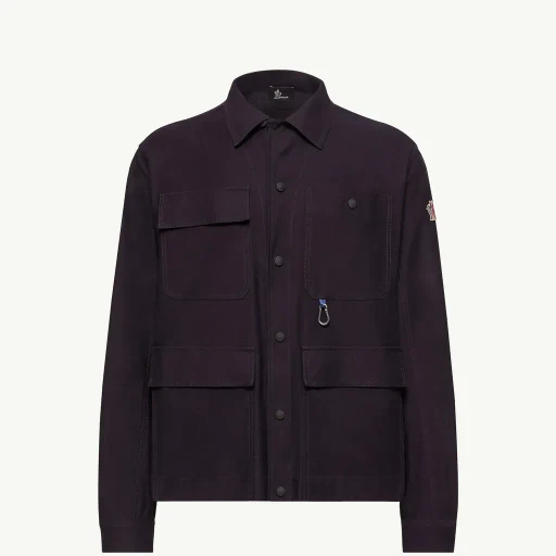 Cotton Gabardine Shirt Jacket