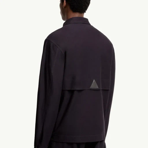 Cotton Gabardine Shirt Jacket
