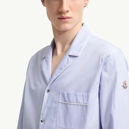 Fil-à-Fil Cotton Long Sleeve Shirt