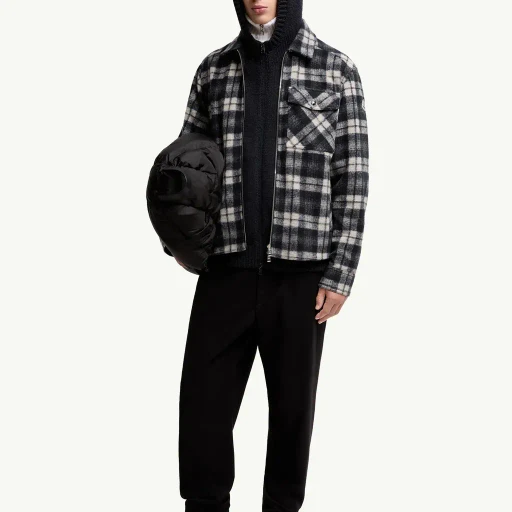 Tartan Zip-Up Shirt Jacket