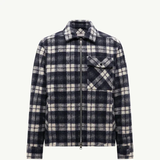 Tartan Zip-Up Shirt Jacket