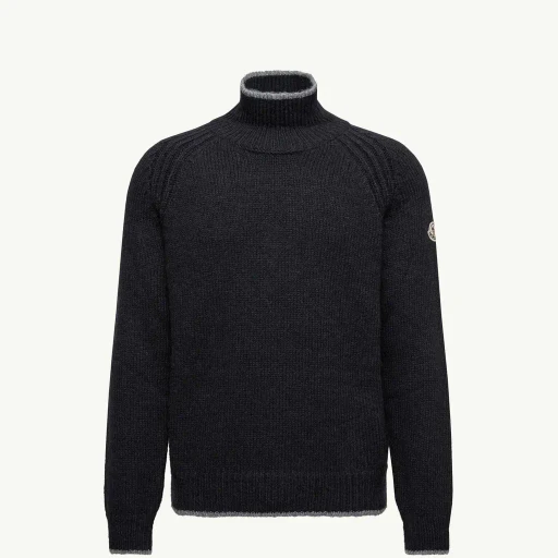 Alpaca & Wool Blend Turtleneck Jumper