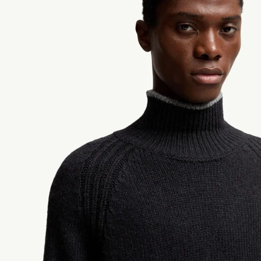 Alpaca & Wool Blend Turtleneck Jumper