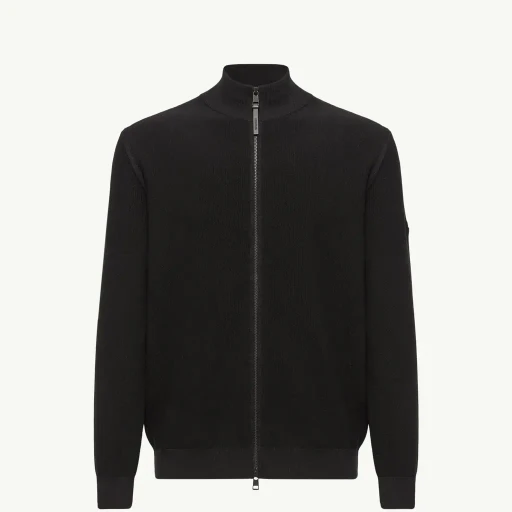 Cotton Zip-Up Cardigan