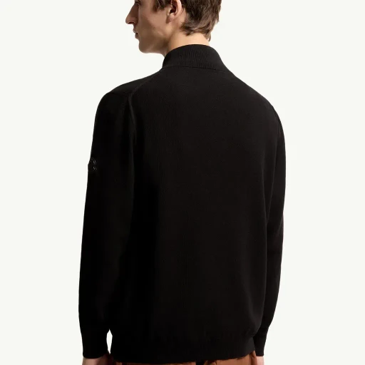 Cotton Zip-Up Cardigan