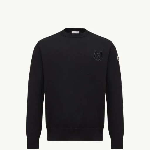 Embroidered Monogram Cotton Jumper
