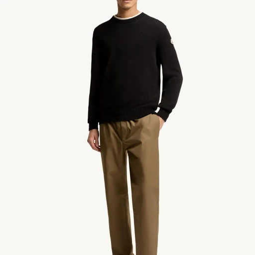 Logo Patch Cotton Jumper