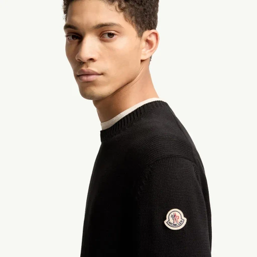 Logo Patch Cotton Jumper