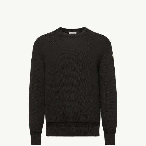 Logo Patch Cotton Jumper