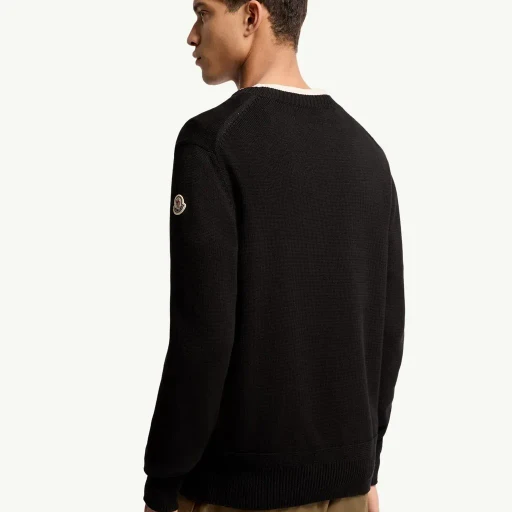 Logo Patch Cotton Jumper