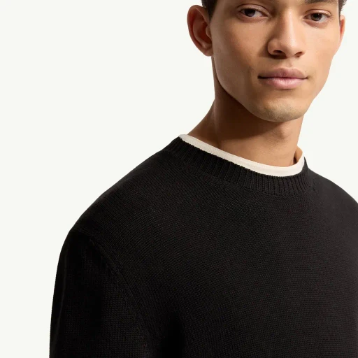 Logo Patch Cotton Jumper